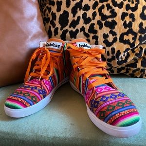 Inkkas high top sneakers size 9